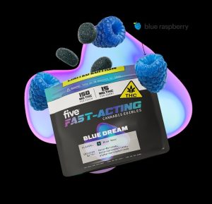 BLUE DREAM FAST ACTING 15MG THC GUMMIES US – view 3