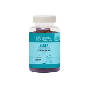 Lazarus Naturals, CBD Sleep Gummies, Lemon Mango, Full Spectrum, 40ct, 400mg CBN + 600mg CBD – THC PENS US