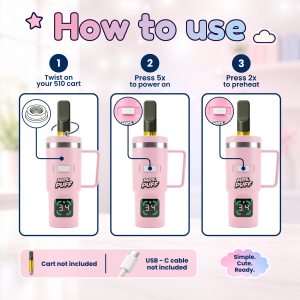 NEW! Cup Cart 510 Battery by Mrs. Puff – view 2