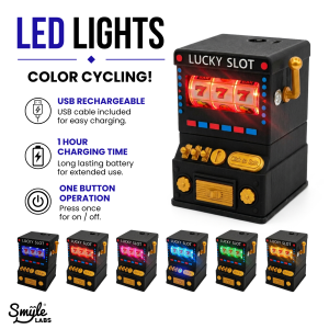 Herb Grinder with LED Lights & Working Slot Machine – view 6