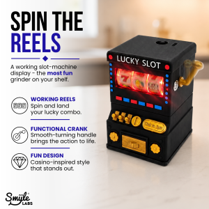 Herb Grinder with LED Lights & Working Slot Machine – view 7