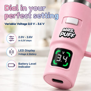 NEW! Cup Cart 510 Battery by Mrs. Puff – view 6