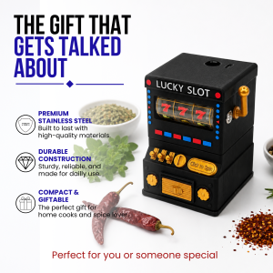 Herb Grinder with LED Lights & Working Slot Machine – view 11