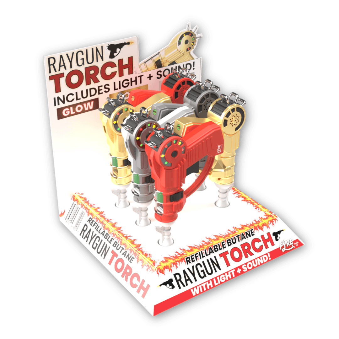 Refillable Raygun Mini Kitchen Torch With Lights + Sound (6-PACK WHOLESALE) – view 9