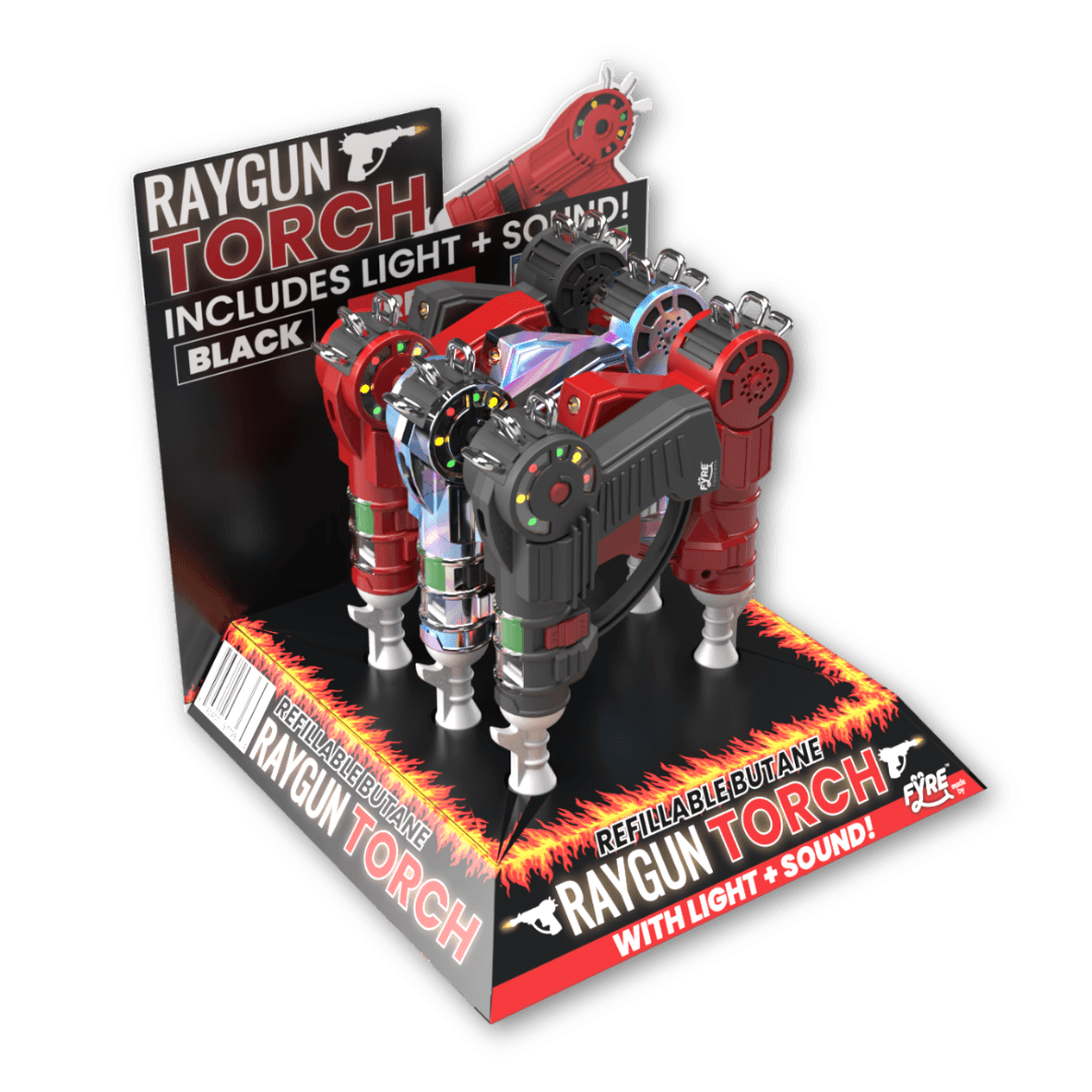 Refillable Raygun Mini Kitchen Torch With Lights + Sound (6-PACK WHOLESALE) – view 10