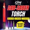 Saber Shaped Kitchen Torch with Glowing Lights and Adjustable Flame