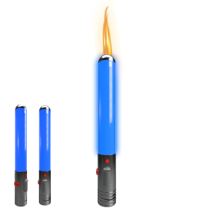 Saber Shaped Kitchen Torch with Glowing Lights and Adjustable Flame – view 5