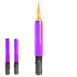 Saber Shaped Kitchen Torch with Glowing Lights and Adjustable Flame – view 6