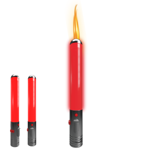 Saber Shaped Kitchen Torch with Glowing Lights and Adjustable Flame – view 4