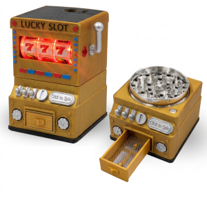 Herb Grinder with LED Lights & Working Slot Machine – view 2
