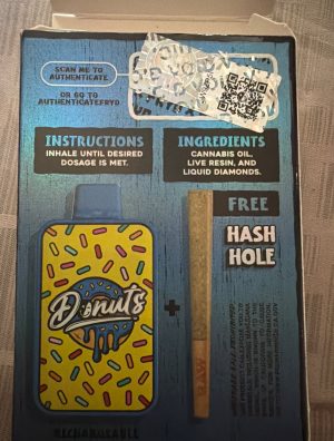 Fryd Donuts Oops All Berries With Hash Hole (Hybrid) – view 2