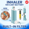 Inhaler 510 Cart Battery + Cloud Filters