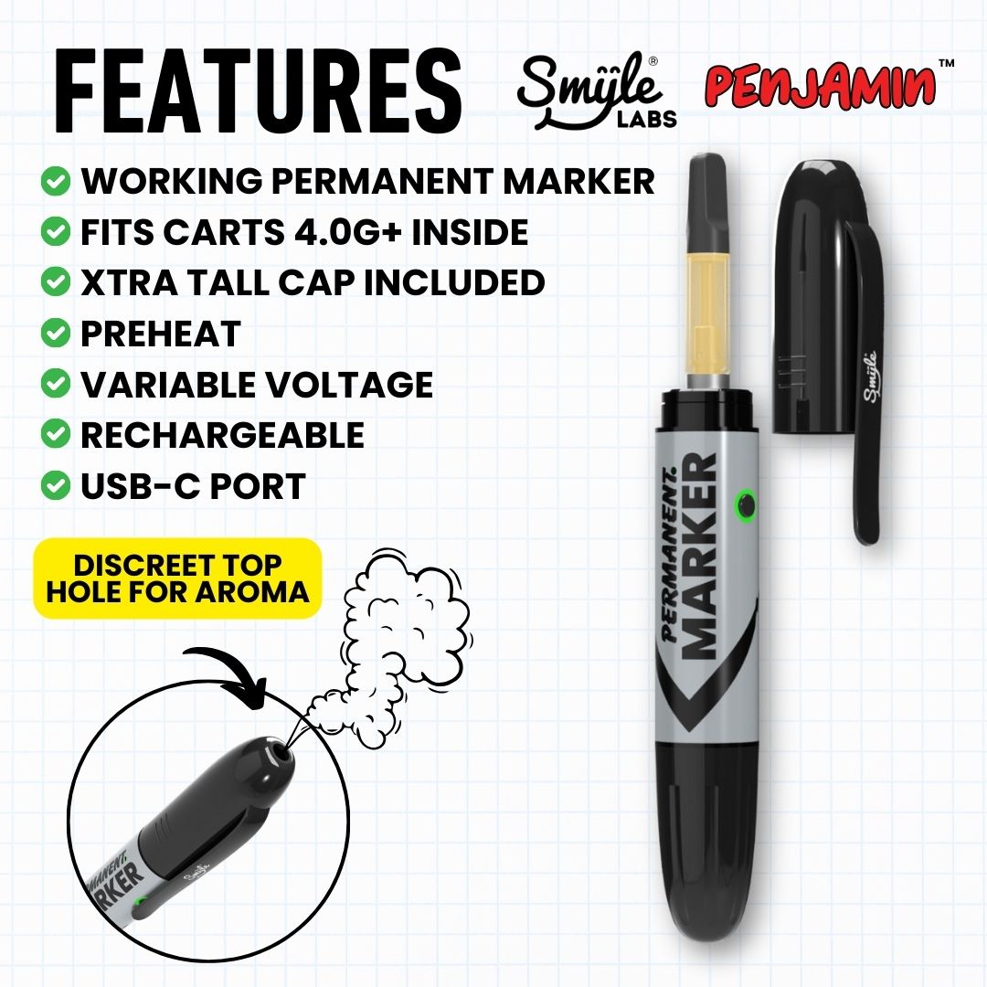 Permanent Marker Penjamin Cart Battery by Smyle Labs – view 2