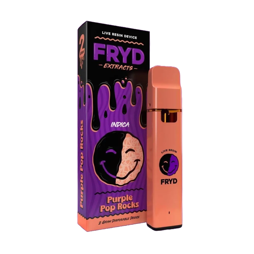 Fryd extracts purple pop rocks