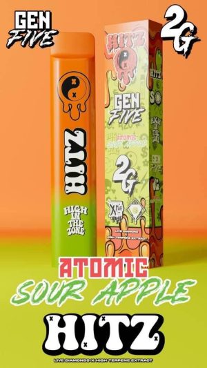 Atomic Sour Apple hitz disposable