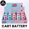 Cup Cart 510 Battery by Mrs. Puff (10 PACK DISPLAY)