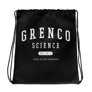 G Pen "Hyer Penmanship" Drawstring Bag