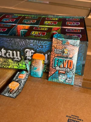 Fryd Cactus Cooler + Baja Blast Disposable Switch 2G With Gummies (Hybrid) – view 2