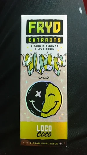 Fryd Extracts Loco Coco Disposable 2g (Sativa) – view 2