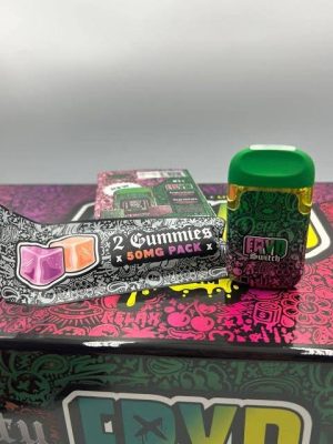 Fryd Zour Zkittlez + Bubblegum Nerds Switch 2g Disposable With Gummies (Hybrid)