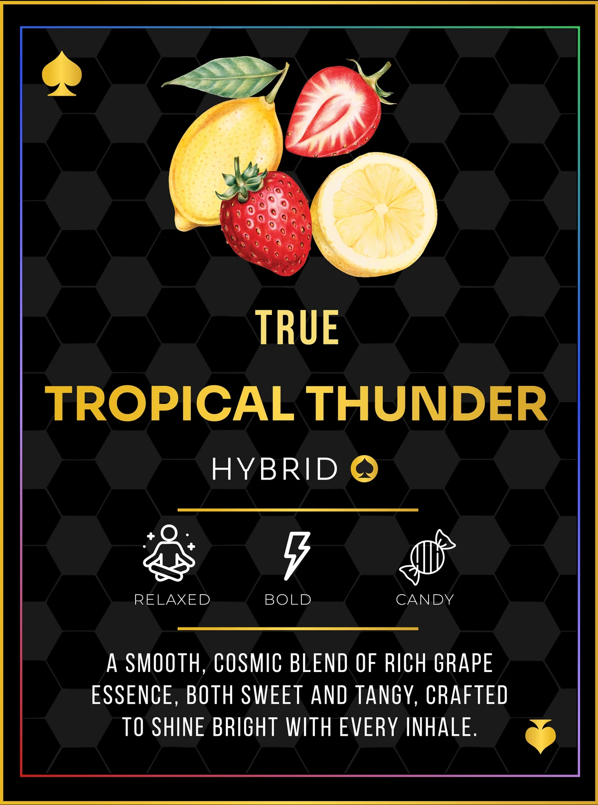 Ace World Champions Edition Tropical Thunder flavor card
