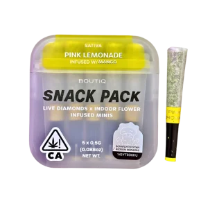 Boutiq Snack Pack – Pink Lemonade Infused With Mango