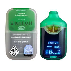 Boutiq Switch V4 Glow – Papaya X Mango Melon 2G Dual Tank