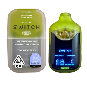 Boutiq Switch V4 Glow – Pineapple X Daydream 2G Dual Tank