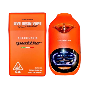 Sherbinskis Quattro 2G Live Resin Disposable No Signal (Sativa) x White Mochi (Sativa)