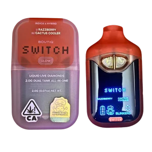 Boutiq Switch V4 Glow – Razzberry X Cactus Cooler 2G Dual Tank