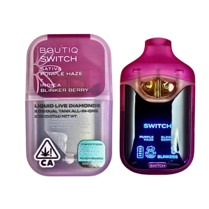 Boutiq Switch V4 – Purple Haze X Blinker Berry 2G Dual Tank