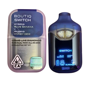 Boutiq Switch V4 – Blue Banana X Honey Dew 2G Dual Tank